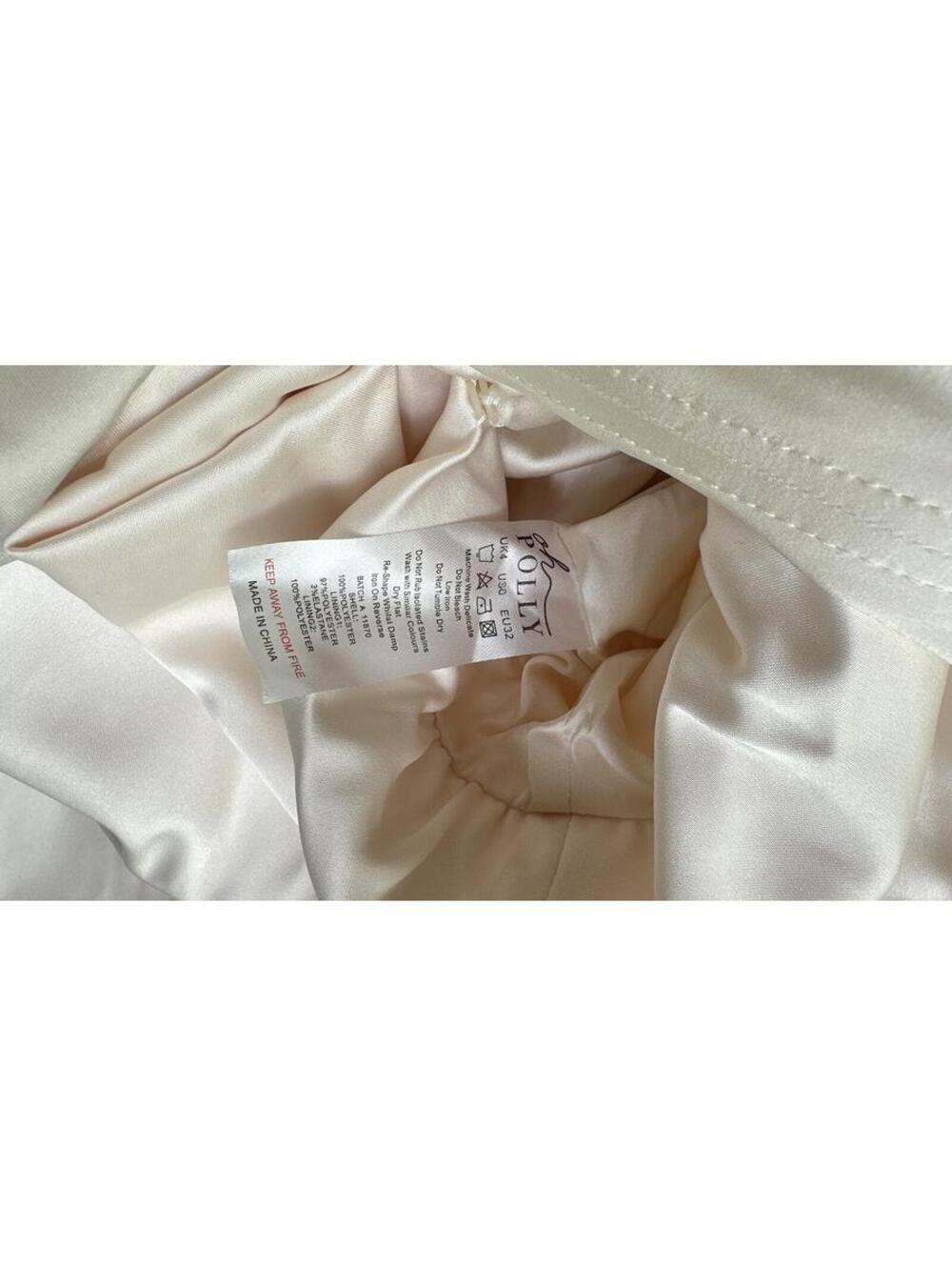 Oh Polly, Ivory Bubble Hem Corset Mini Dress, Size US 0 P2P 12 | 1305 - Picture 7 of 7